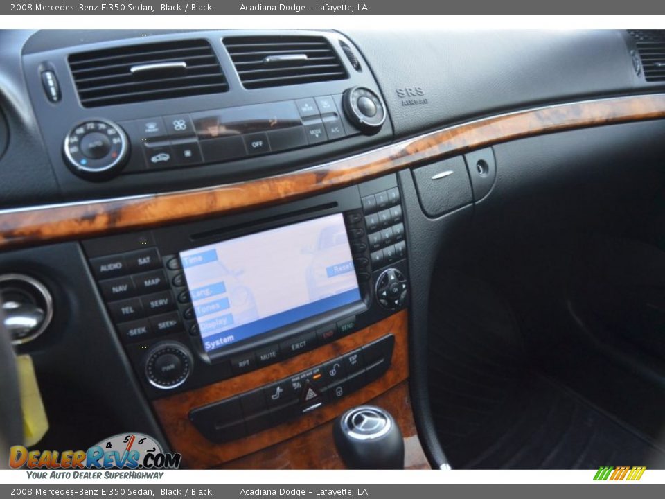 2008 Mercedes-Benz E 350 Sedan Black / Black Photo #22