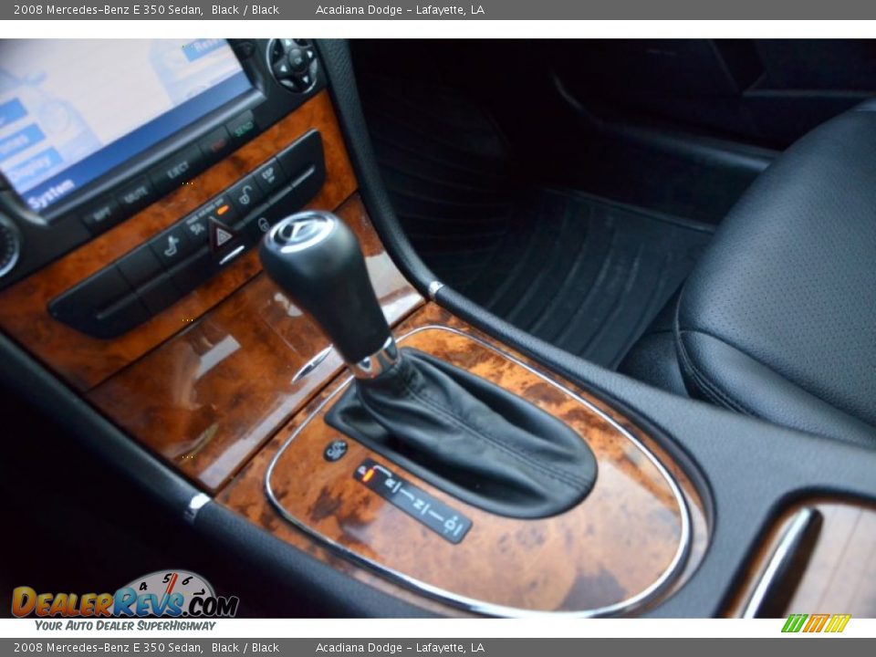 2008 Mercedes-Benz E 350 Sedan Black / Black Photo #23