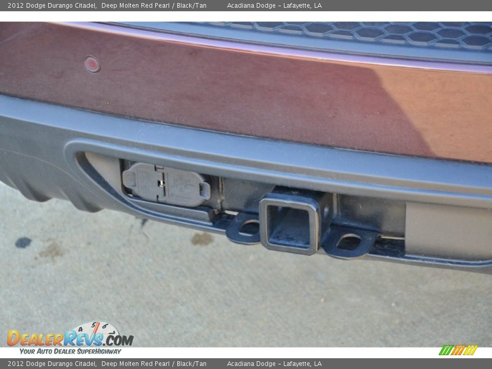 2012 Dodge Durango Citadel Deep Molten Red Pearl / Black/Tan Photo #5