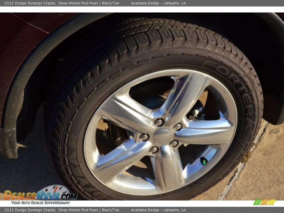 2012 Dodge Durango Citadel Deep Molten Red Pearl / Black/Tan Photo #8