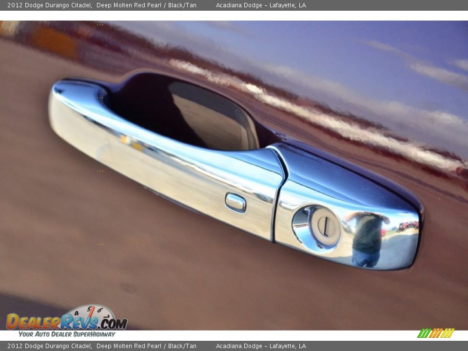 2012 Dodge Durango Citadel Deep Molten Red Pearl / Black/Tan Photo #14