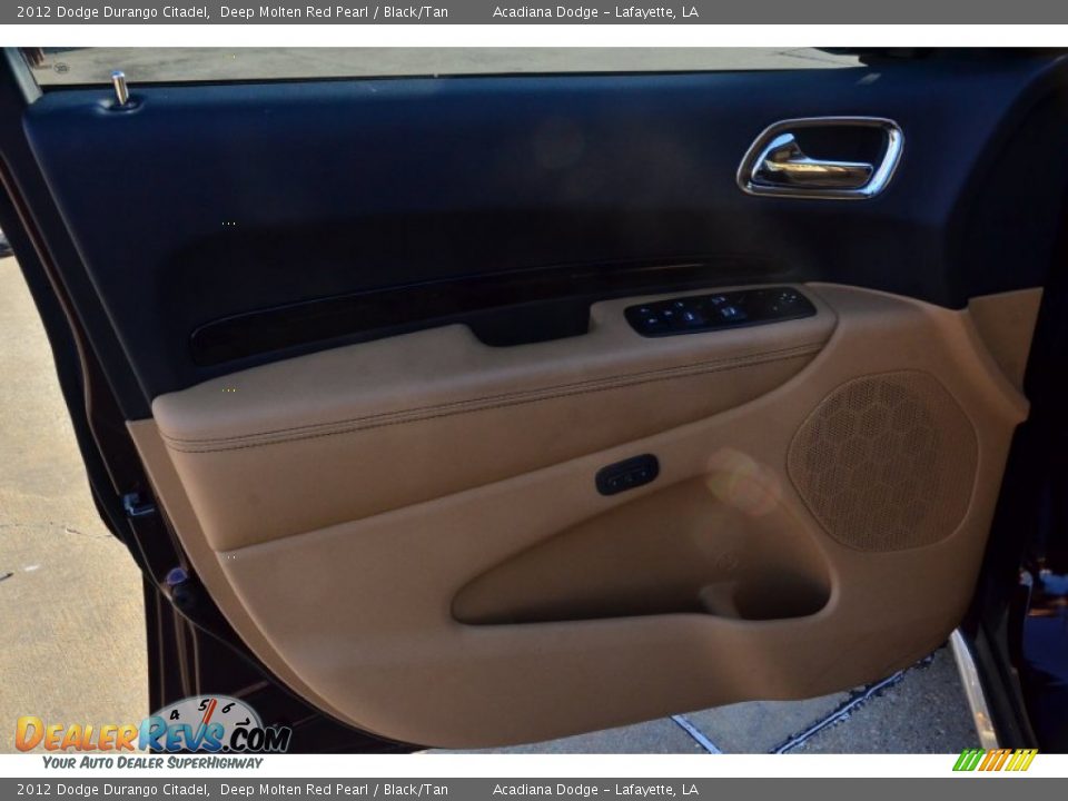 2012 Dodge Durango Citadel Deep Molten Red Pearl / Black/Tan Photo #15