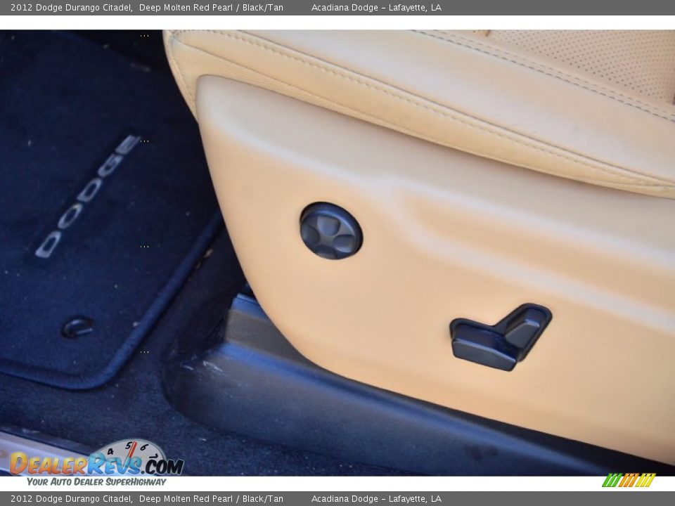 2012 Dodge Durango Citadel Deep Molten Red Pearl / Black/Tan Photo #17
