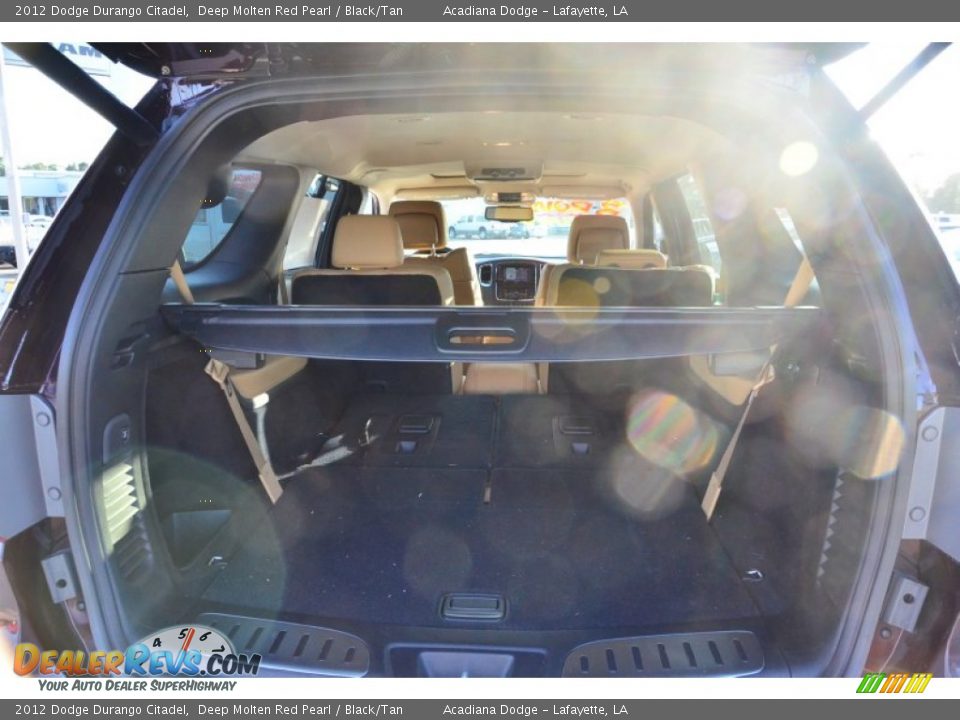 2012 Dodge Durango Citadel Deep Molten Red Pearl / Black/Tan Photo #22