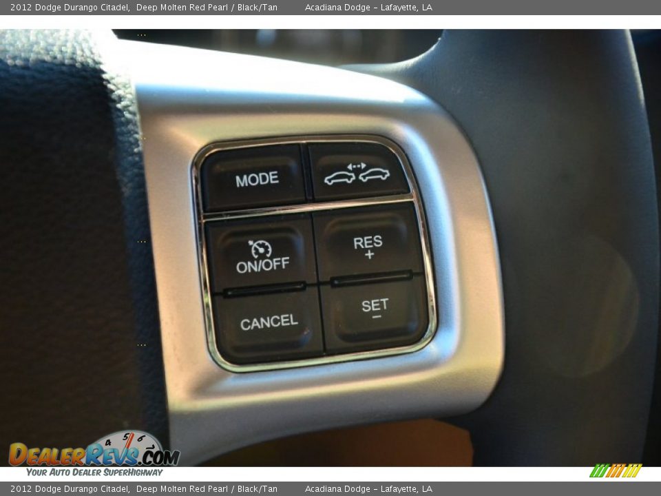 2012 Dodge Durango Citadel Deep Molten Red Pearl / Black/Tan Photo #27