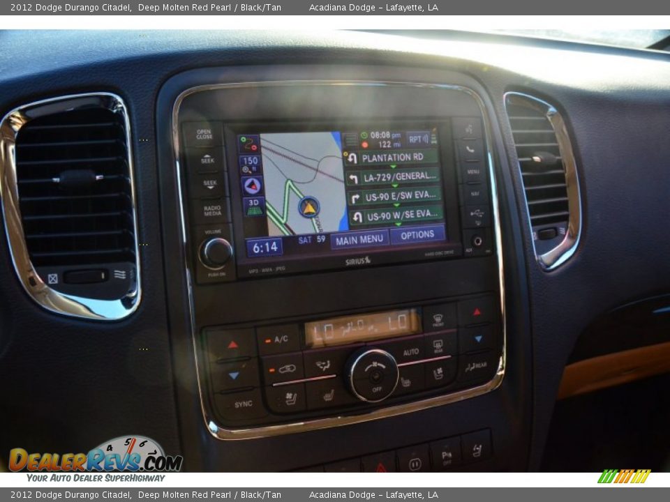 2012 Dodge Durango Citadel Deep Molten Red Pearl / Black/Tan Photo #29