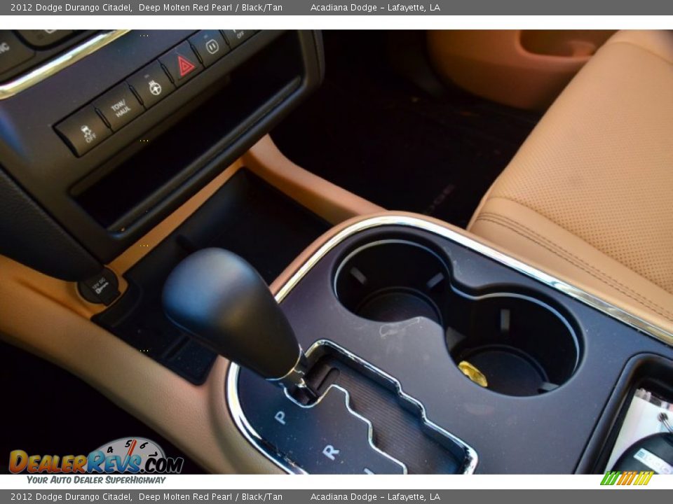 2012 Dodge Durango Citadel Deep Molten Red Pearl / Black/Tan Photo #30