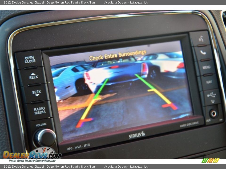 2012 Dodge Durango Citadel Deep Molten Red Pearl / Black/Tan Photo #32