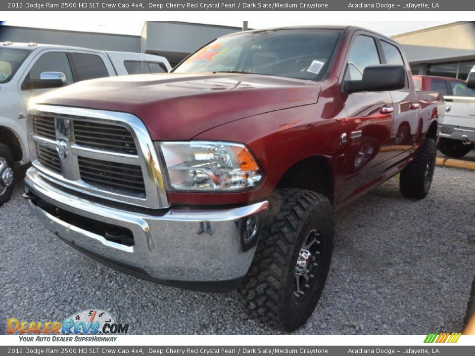 2012 Dodge Ram 2500 HD SLT Crew Cab 4x4 Deep Cherry Red Crystal Pearl / Dark Slate/Medium Graystone Photo #1