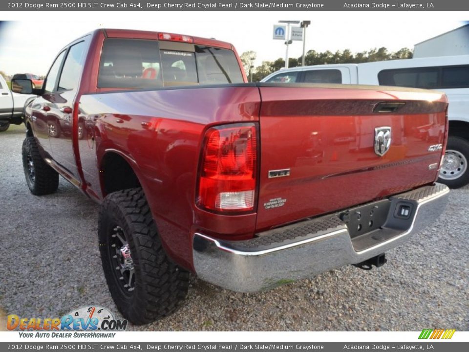 2012 Dodge Ram 2500 HD SLT Crew Cab 4x4 Deep Cherry Red Crystal Pearl / Dark Slate/Medium Graystone Photo #2