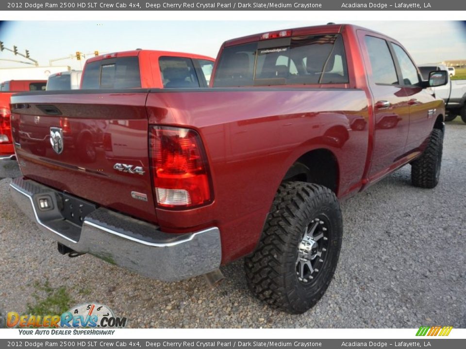 2012 Dodge Ram 2500 HD SLT Crew Cab 4x4 Deep Cherry Red Crystal Pearl / Dark Slate/Medium Graystone Photo #3