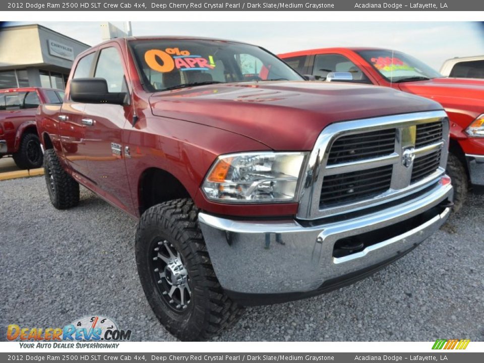 2012 Dodge Ram 2500 HD SLT Crew Cab 4x4 Deep Cherry Red Crystal Pearl / Dark Slate/Medium Graystone Photo #6