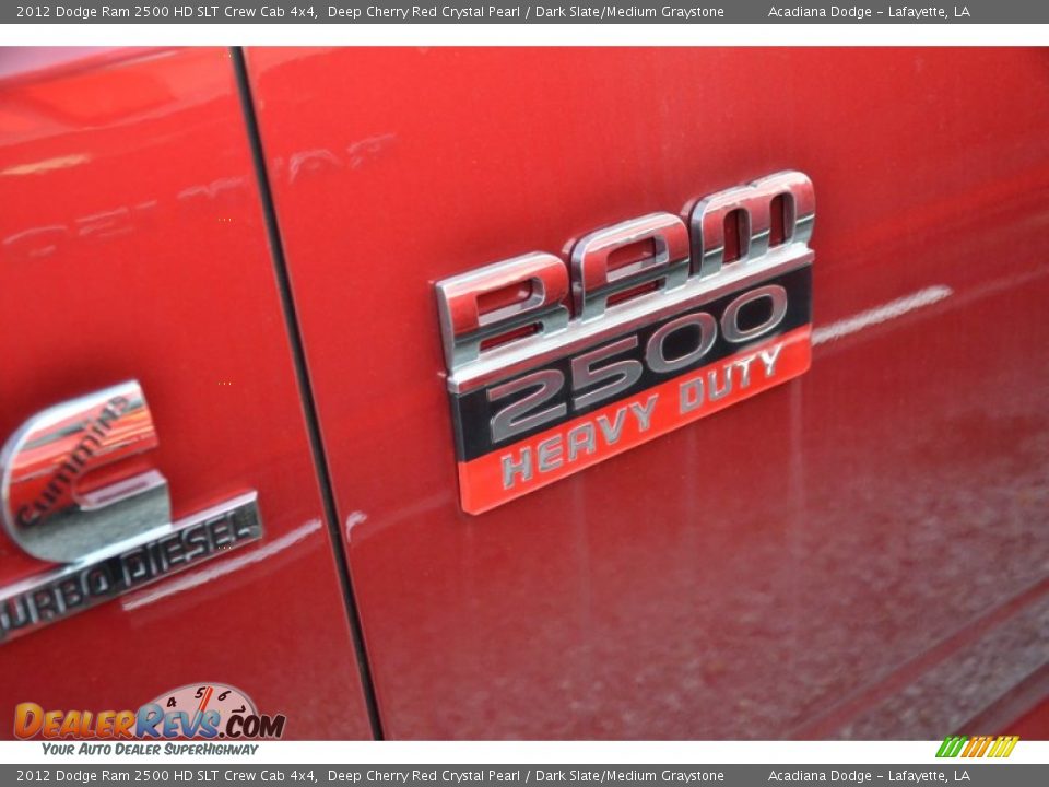2012 Dodge Ram 2500 HD SLT Crew Cab 4x4 Deep Cherry Red Crystal Pearl / Dark Slate/Medium Graystone Photo #10