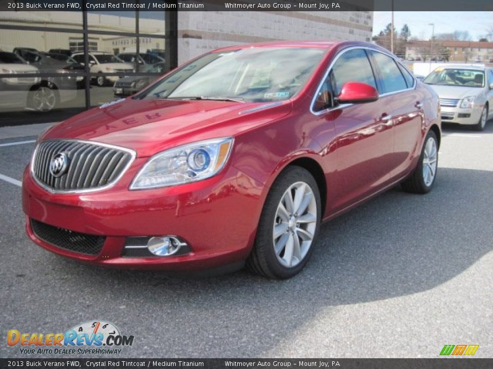 2013 Buick Verano FWD Crystal Red Tintcoat / Medium Titanium Photo #2
