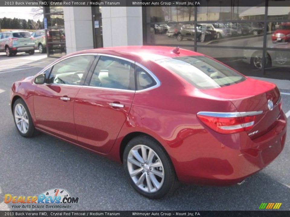 2013 Buick Verano FWD Crystal Red Tintcoat / Medium Titanium Photo #3