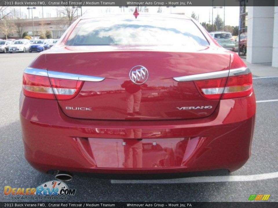 2013 Buick Verano FWD Crystal Red Tintcoat / Medium Titanium Photo #4