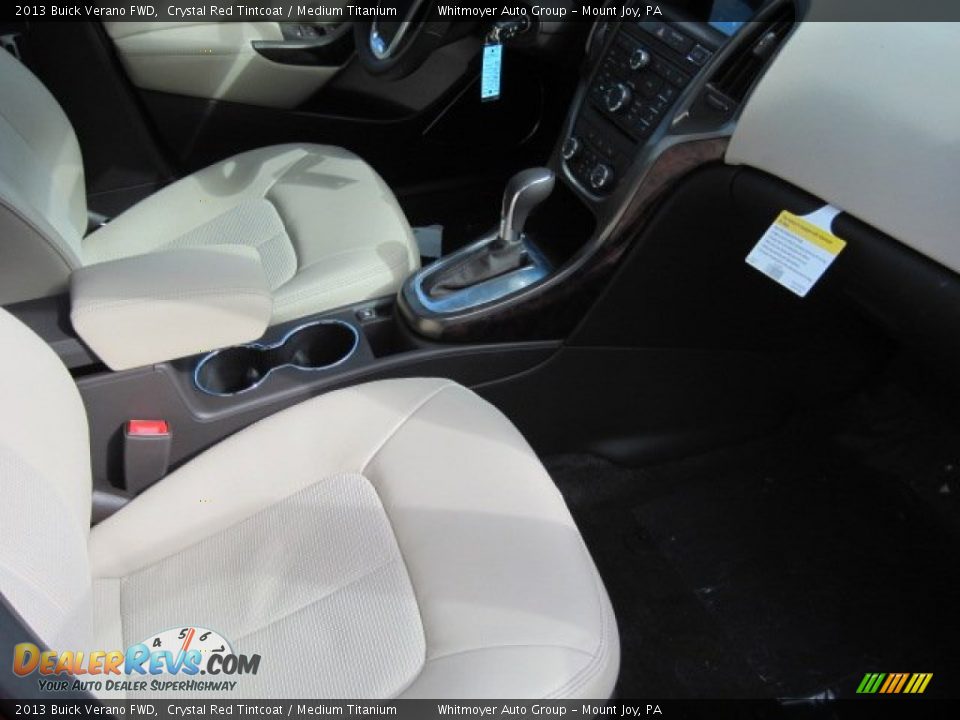2013 Buick Verano FWD Crystal Red Tintcoat / Medium Titanium Photo #5