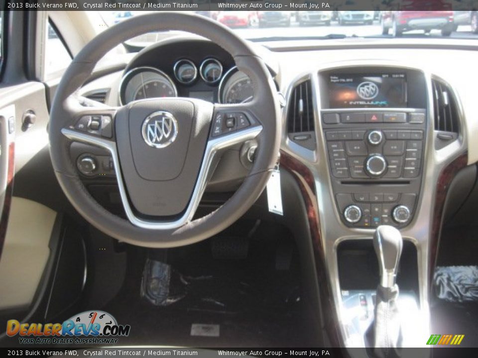 2013 Buick Verano FWD Crystal Red Tintcoat / Medium Titanium Photo #6