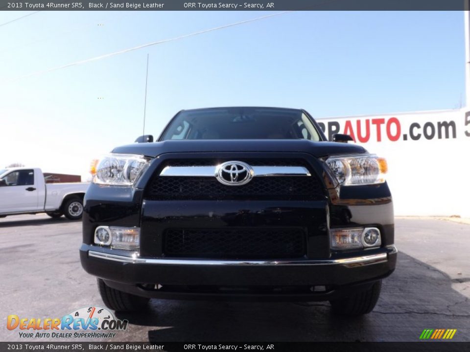 2013 Toyota 4Runner SR5 Black / Sand Beige Leather Photo #2
