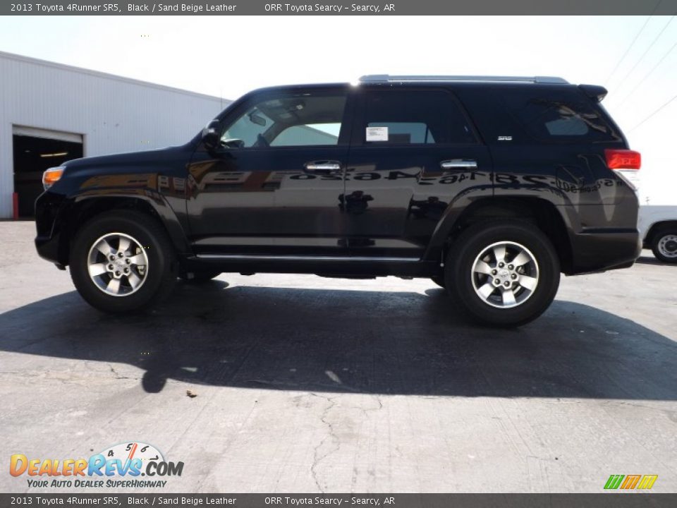 2013 Toyota 4Runner SR5 Black / Sand Beige Leather Photo #4