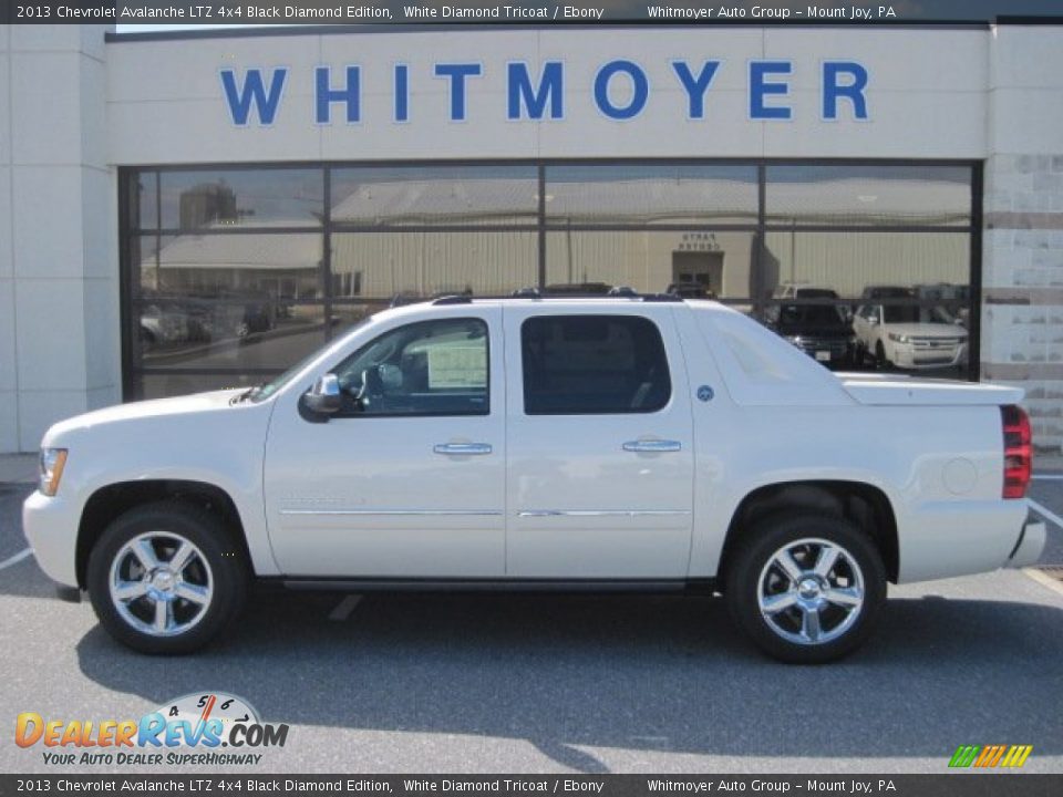 2013 Chevrolet Avalanche LTZ 4x4 Black Diamond Edition White Diamond Tricoat / Ebony Photo #1