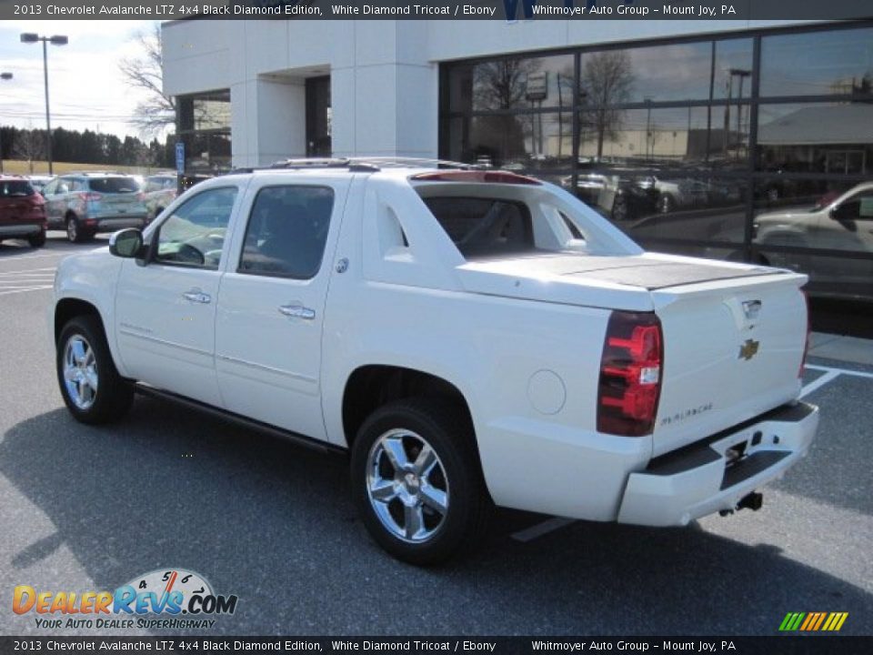 2013 Chevrolet Avalanche LTZ 4x4 Black Diamond Edition White Diamond Tricoat / Ebony Photo #3