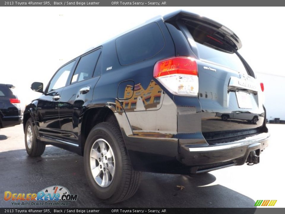 2013 Toyota 4Runner SR5 Black / Sand Beige Leather Photo #6