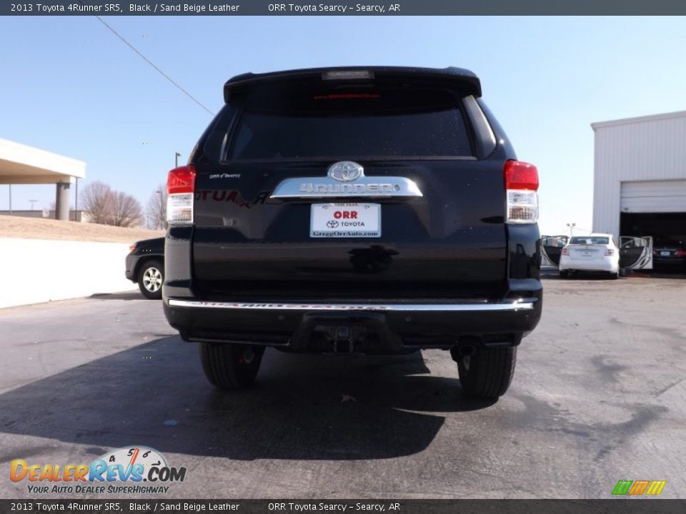 2013 Toyota 4Runner SR5 Black / Sand Beige Leather Photo #7
