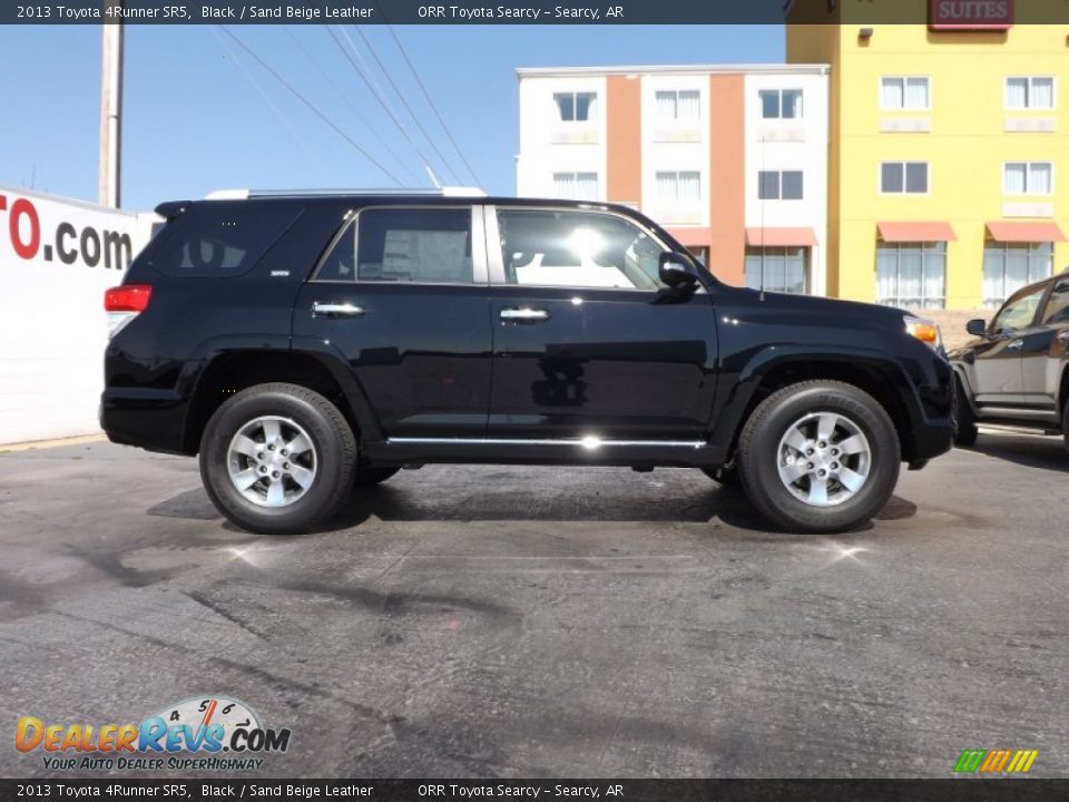 2013 Toyota 4Runner SR5 Black / Sand Beige Leather Photo #9