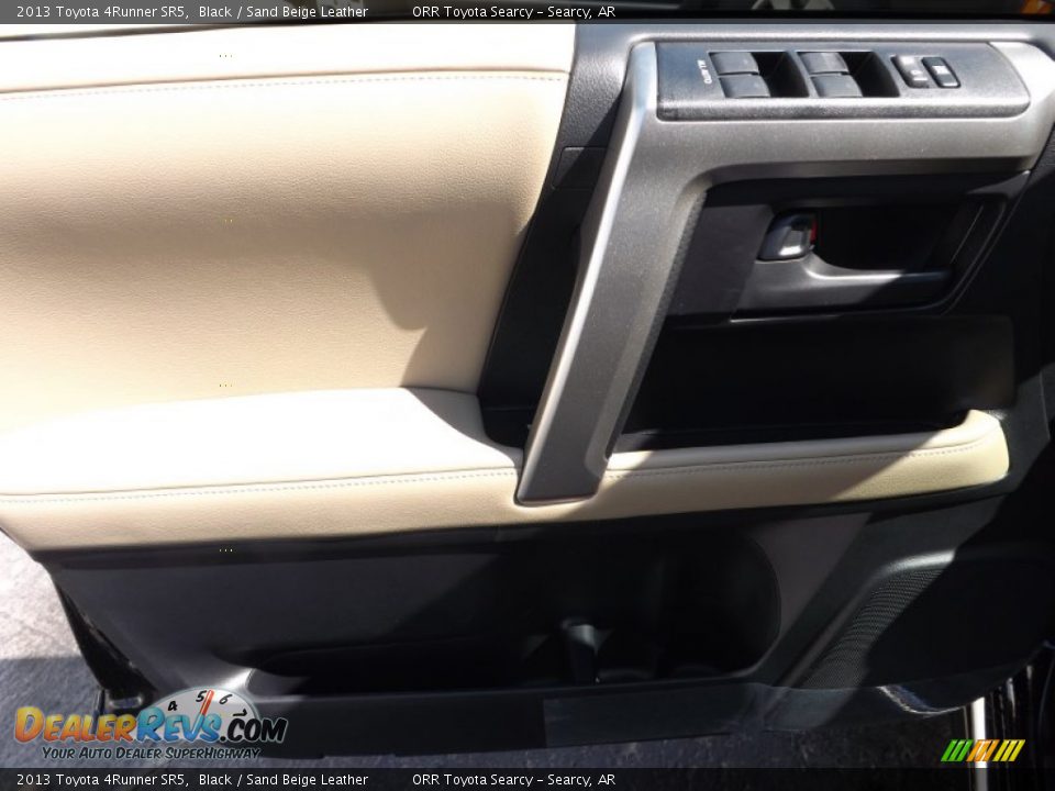 2013 Toyota 4Runner SR5 Black / Sand Beige Leather Photo #15
