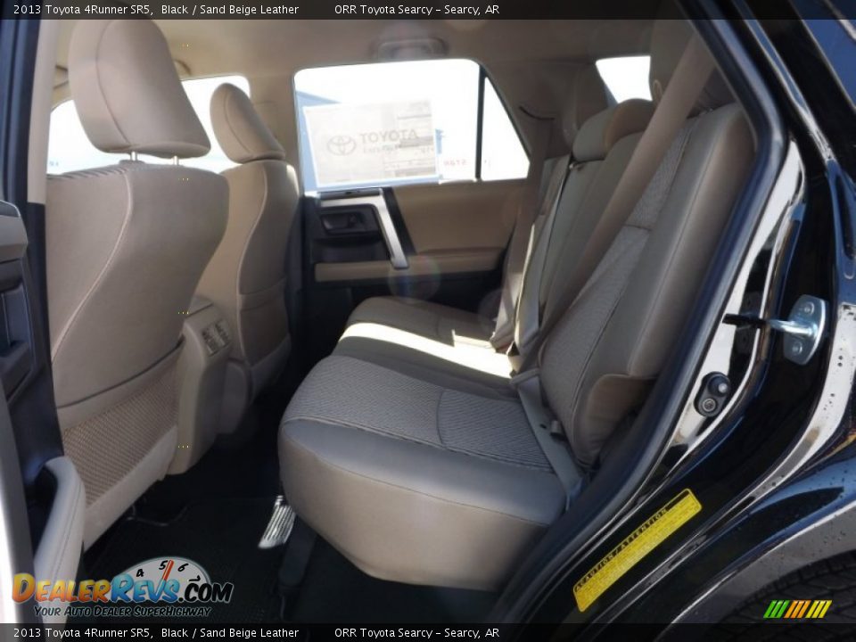 2013 Toyota 4Runner SR5 Black / Sand Beige Leather Photo #17