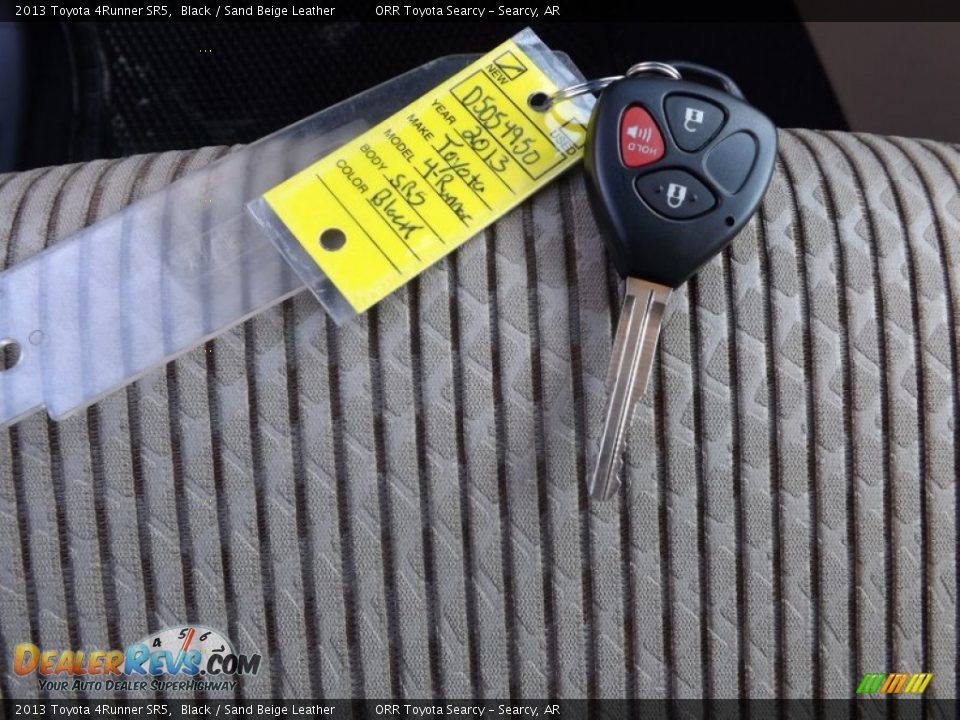 2013 Toyota 4Runner SR5 Black / Sand Beige Leather Photo #22