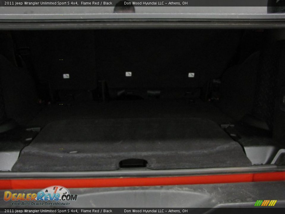 2011 Jeep Wrangler Unlimited Sport S 4x4 Flame Red / Black Photo #4