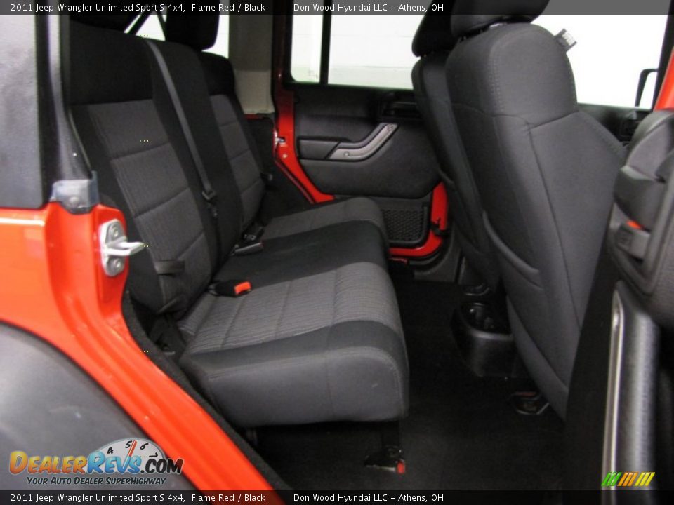 2011 Jeep Wrangler Unlimited Sport S 4x4 Flame Red / Black Photo #7