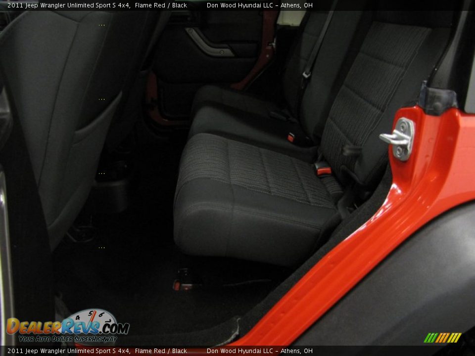 2011 Jeep Wrangler Unlimited Sport S 4x4 Flame Red / Black Photo #8