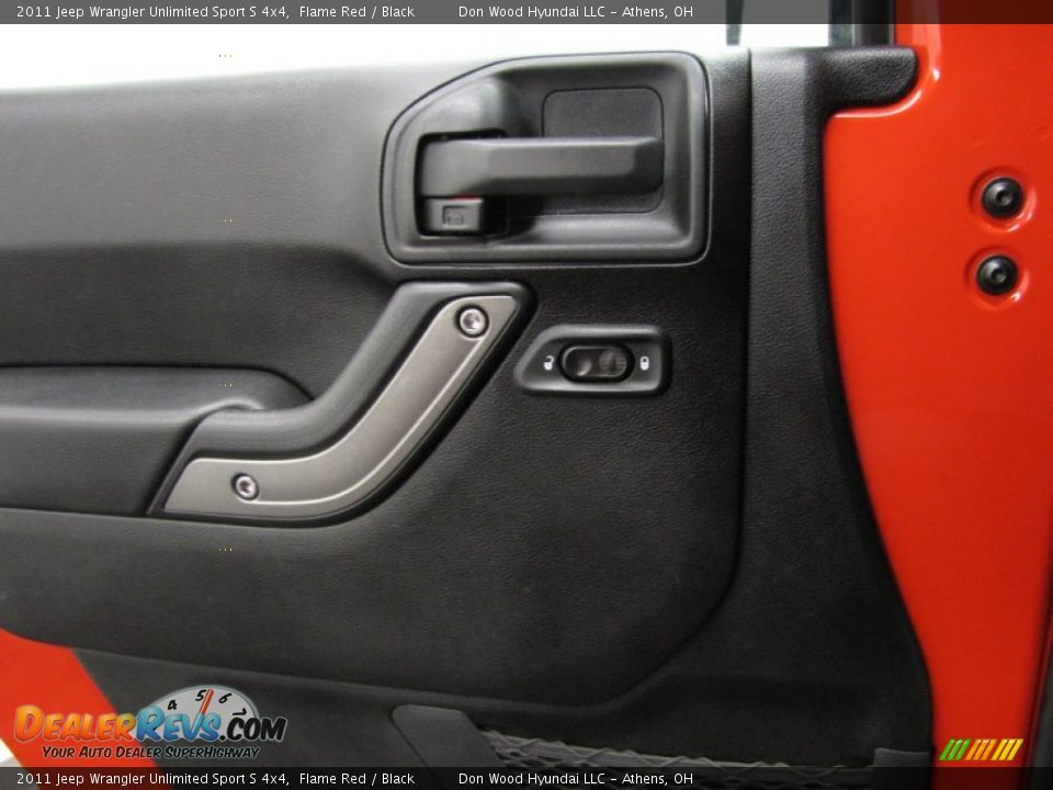 2011 Jeep Wrangler Unlimited Sport S 4x4 Flame Red / Black Photo #10