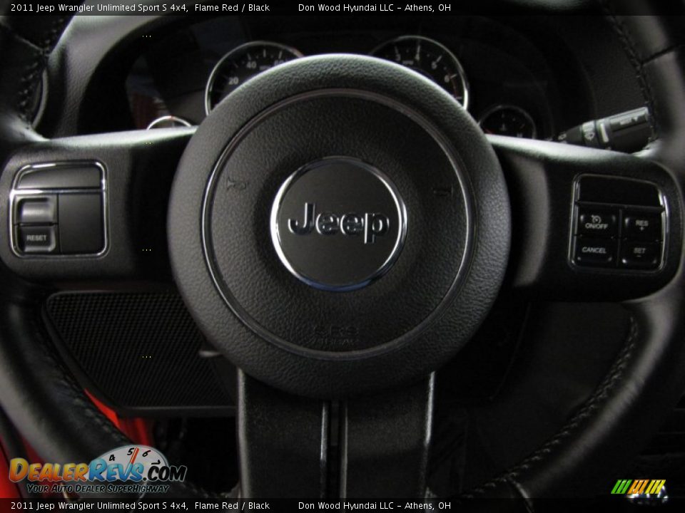 2011 Jeep Wrangler Unlimited Sport S 4x4 Flame Red / Black Photo #14