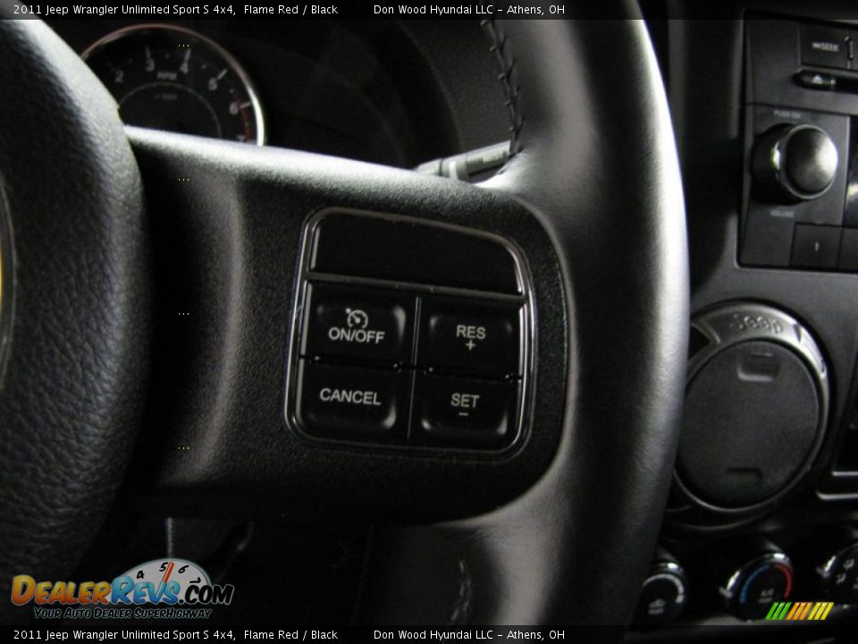 2011 Jeep Wrangler Unlimited Sport S 4x4 Flame Red / Black Photo #16