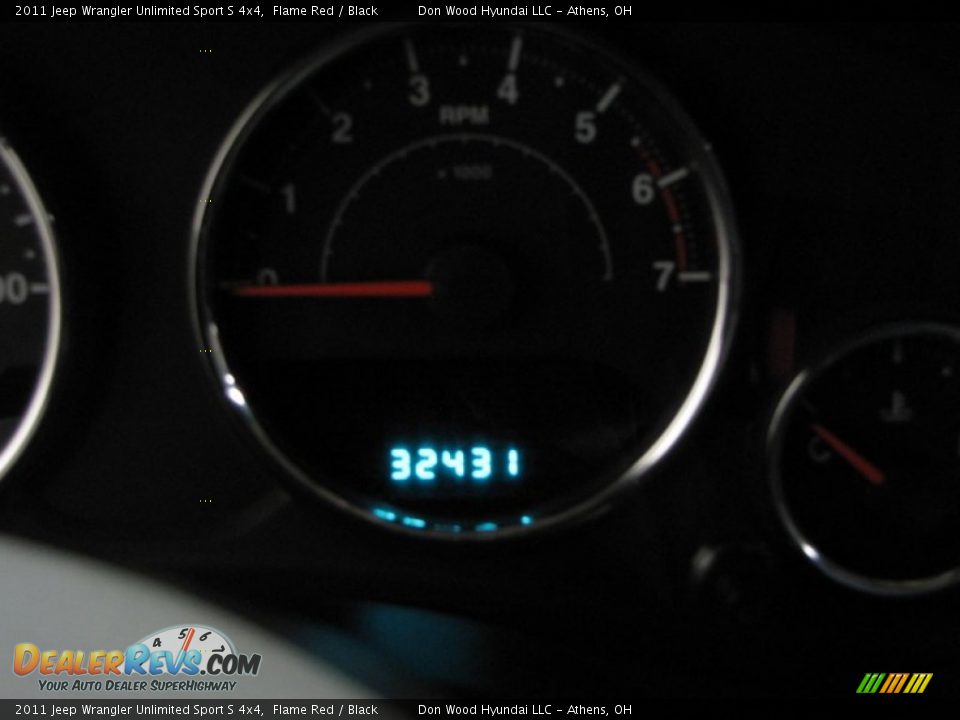 2011 Jeep Wrangler Unlimited Sport S 4x4 Flame Red / Black Photo #18