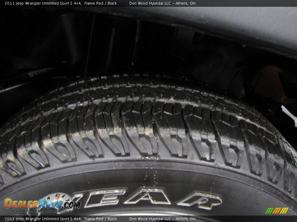 2011 Jeep Wrangler Unlimited Sport S 4x4 Flame Red / Black Photo #26