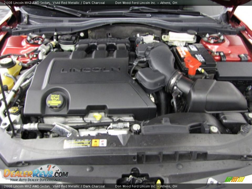 2008 Lincoln MKZ AWD Sedan 3.5 Liter DOHC 24-Valve VVT V6 Engine Photo #5