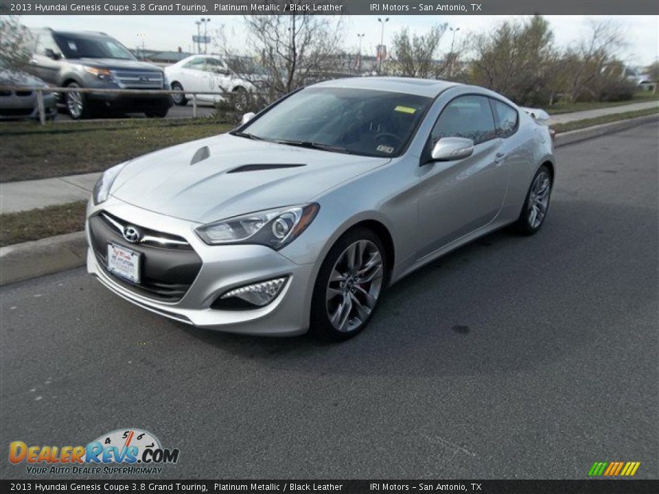 2013 Hyundai Genesis Coupe 3.8 Grand Touring Platinum Metallic / Black Leather Photo #2