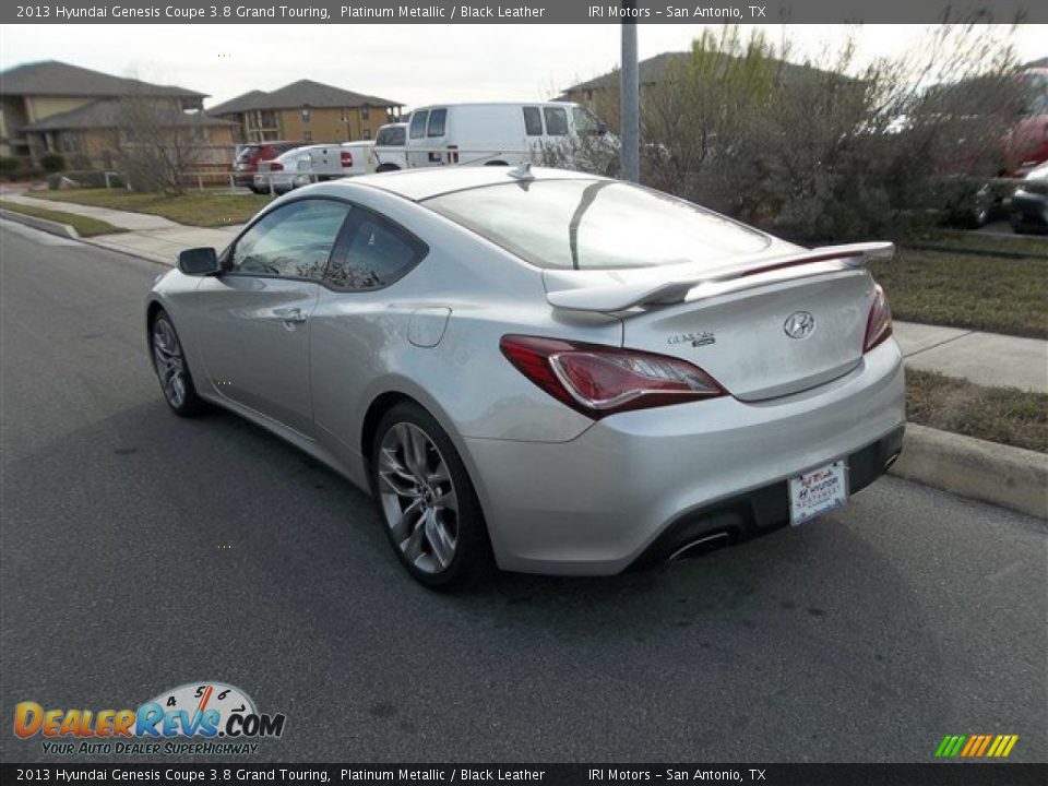 2013 Hyundai Genesis Coupe 3.8 Grand Touring Platinum Metallic / Black Leather Photo #4