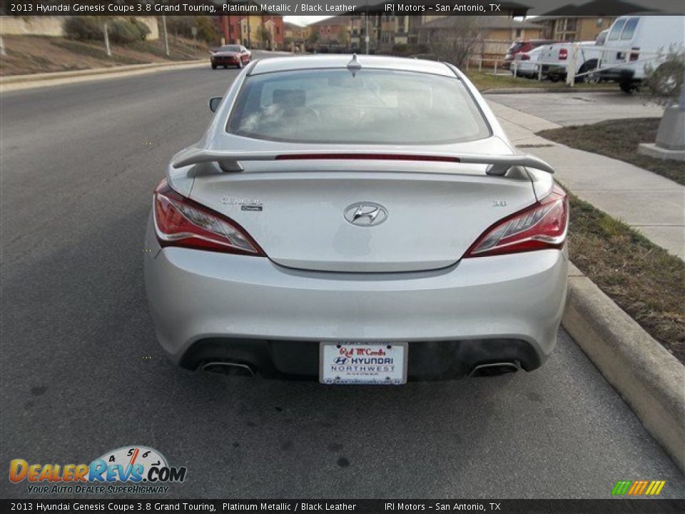 2013 Hyundai Genesis Coupe 3.8 Grand Touring Platinum Metallic / Black Leather Photo #5
