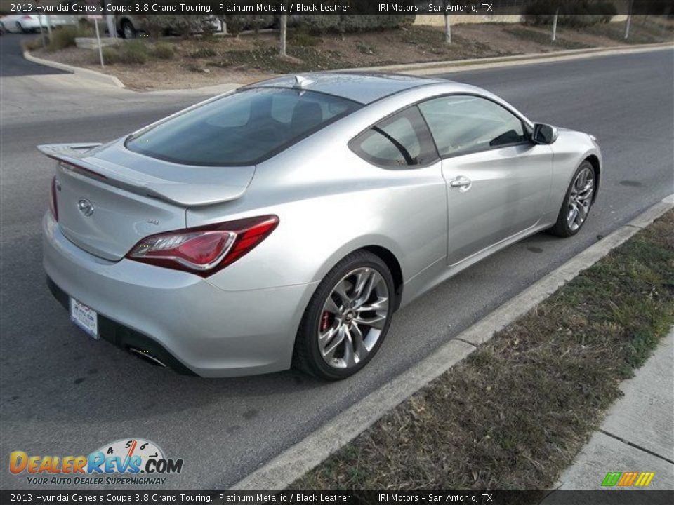 2013 Hyundai Genesis Coupe 3.8 Grand Touring Platinum Metallic / Black Leather Photo #6