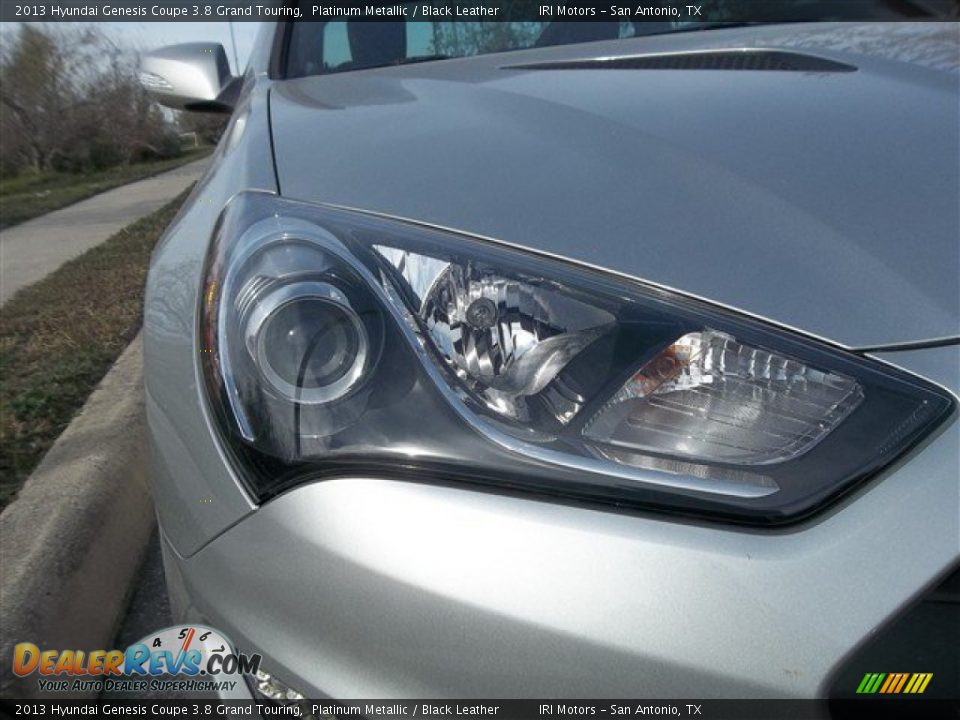 2013 Hyundai Genesis Coupe 3.8 Grand Touring Platinum Metallic / Black Leather Photo #10