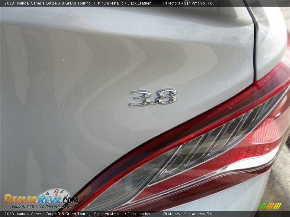 2013 Hyundai Genesis Coupe 3.8 Grand Touring Platinum Metallic / Black Leather Photo #14