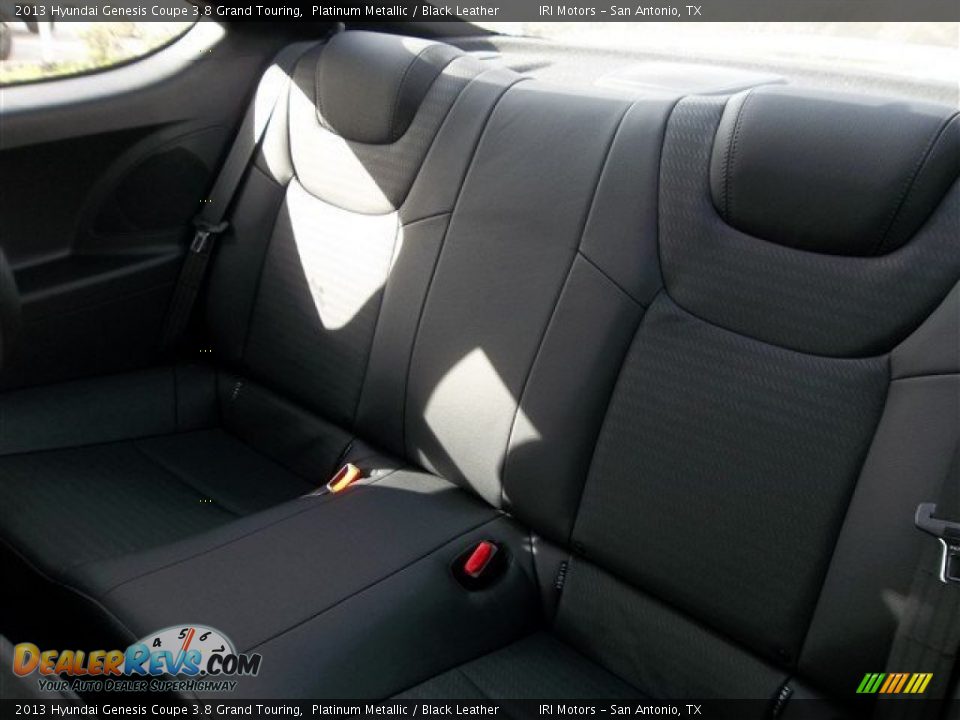 2013 Hyundai Genesis Coupe 3.8 Grand Touring Platinum Metallic / Black Leather Photo #16