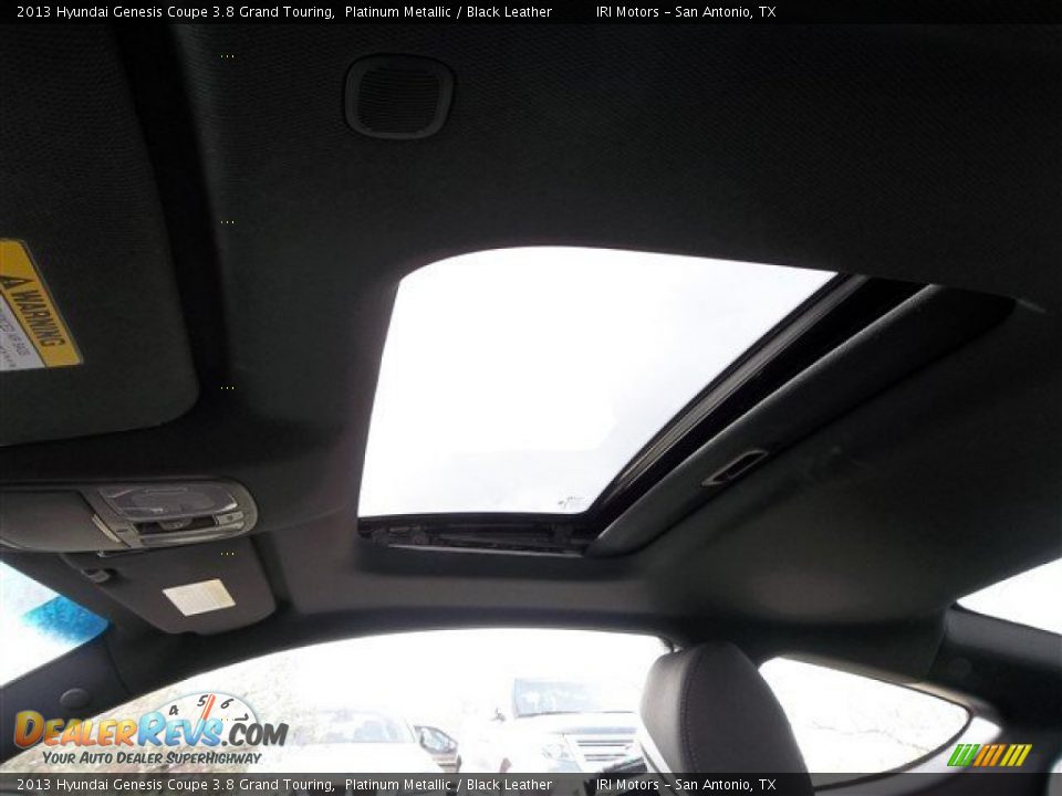 2013 Hyundai Genesis Coupe 3.8 Grand Touring Platinum Metallic / Black Leather Photo #17