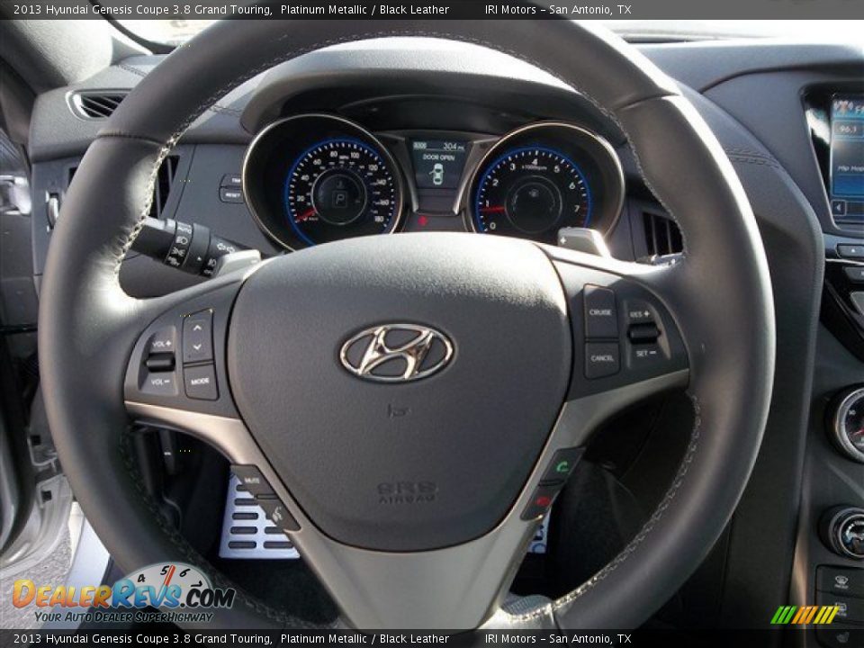 2013 Hyundai Genesis Coupe 3.8 Grand Touring Steering Wheel Photo #18